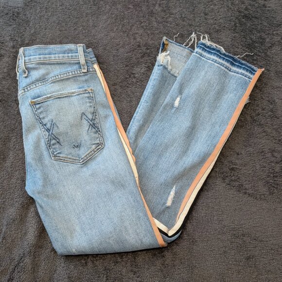 McGuire Ibiza Side Stripe Ribbon Jeans, Size 24 - Picture 7 of 7